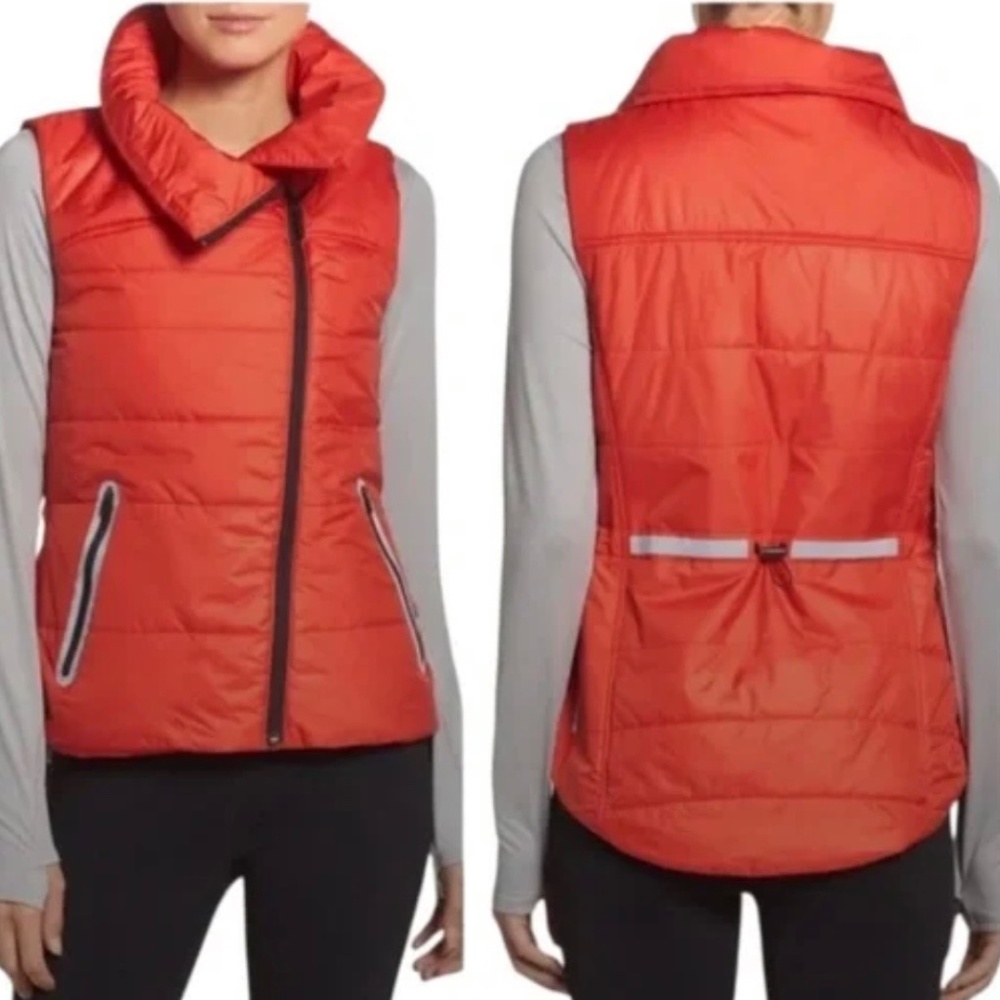 NWT -Zella Dynamic PrimaLoft Vest red fiery